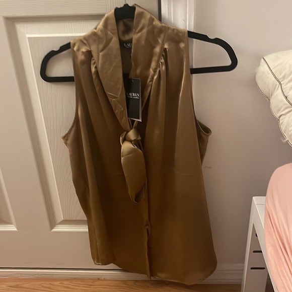 Lauren Ralph Lauren NWT Gold Champagne Color Medium - Picture 3 of 5